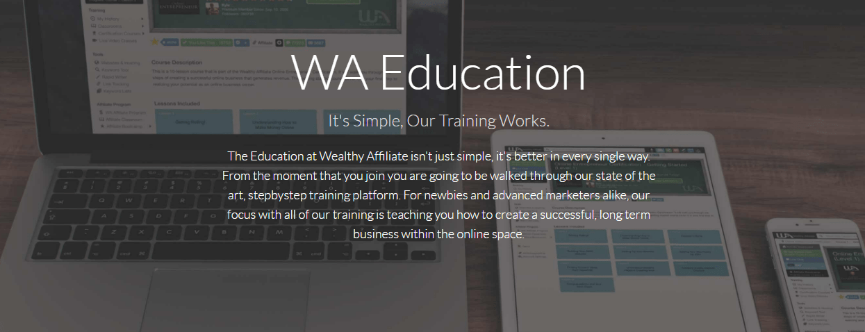 Wealthy Affiliate Education