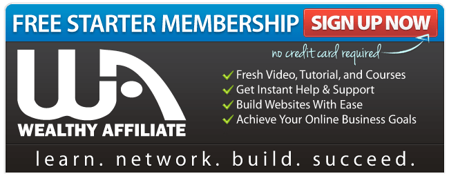 Wealthy Affiliate Starter Free Sign Up