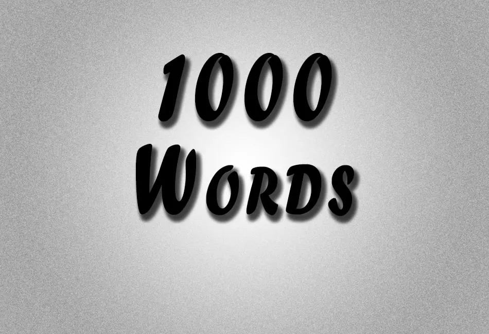 One image= 1000 words
