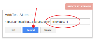 submit google search console sitemap