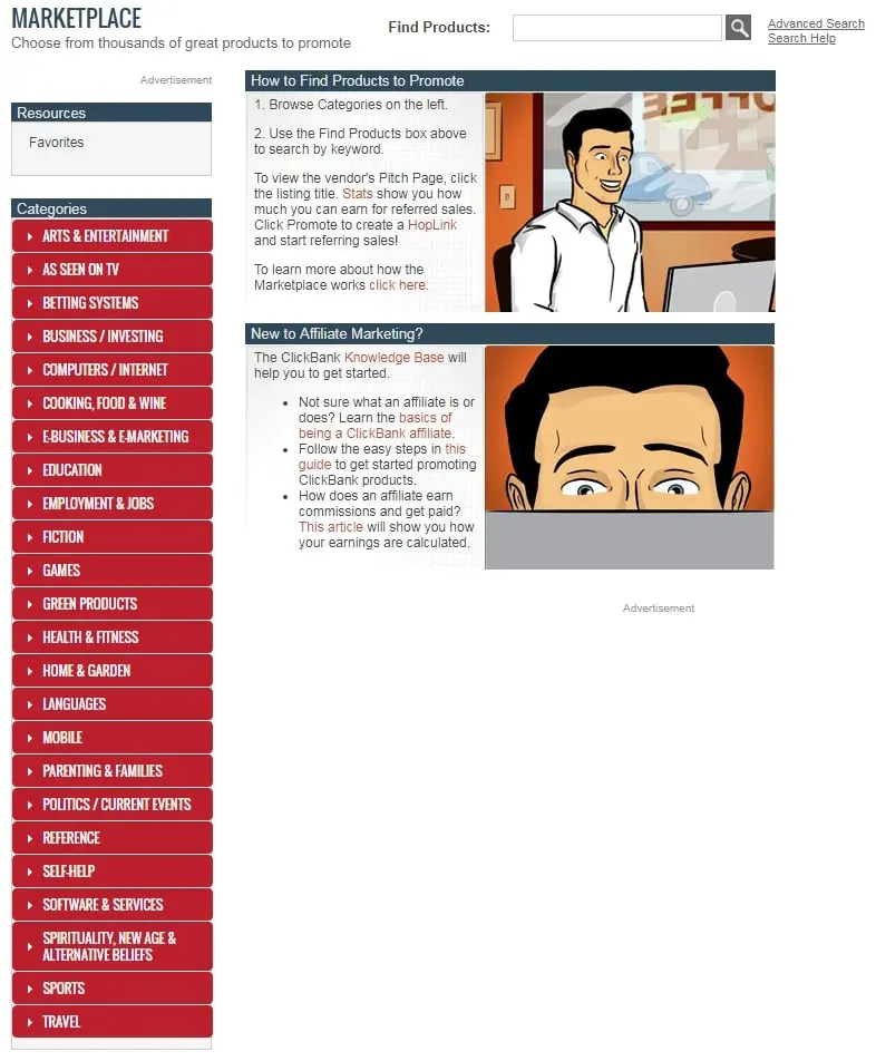 ClickBank MarketPlace
