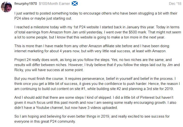 Project 24 Success Story 3