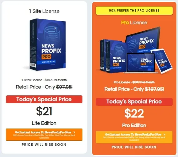 News Profix Pro Cost