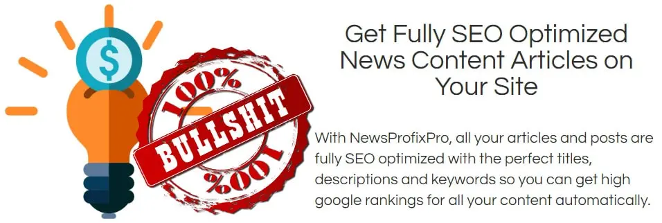 News Profix Pro SEO Lie