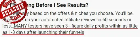 News Profix Pro Unrealistic Claims 2