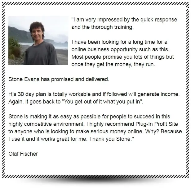 Plug In Profit Site Testimonial 7