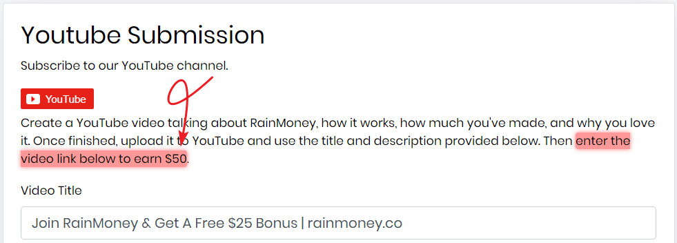 RainMoney.co YouTube Submission