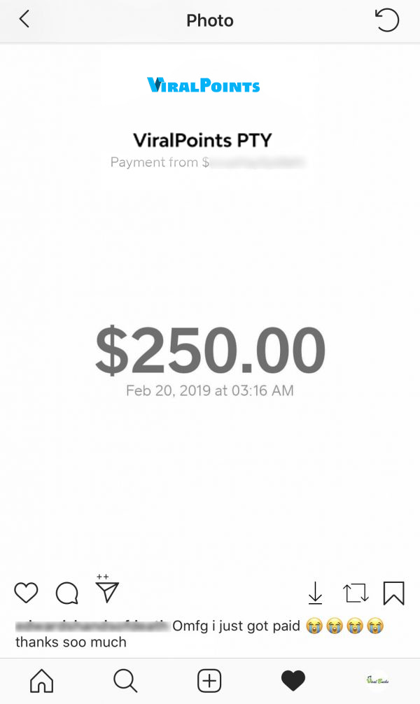Viral Points Fake Payment Proof 3