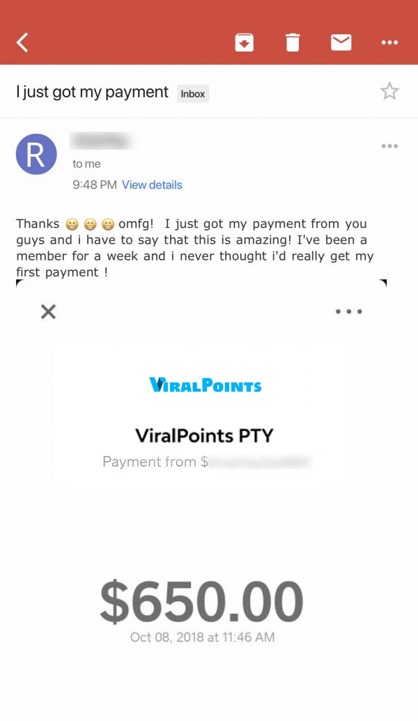 Viral Points Fake Payment Proof 4