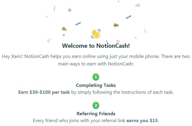 How Does Notion Cash Work