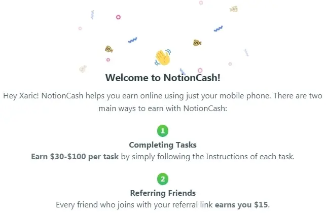 How Does Notion Cash Work