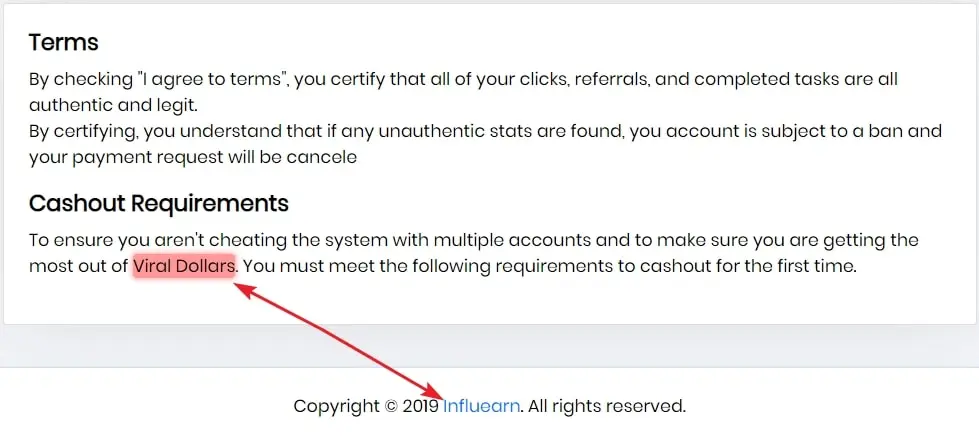 InfluEarn Inconsisten Information 2