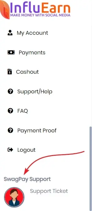 InfluEarn SwagPay Support