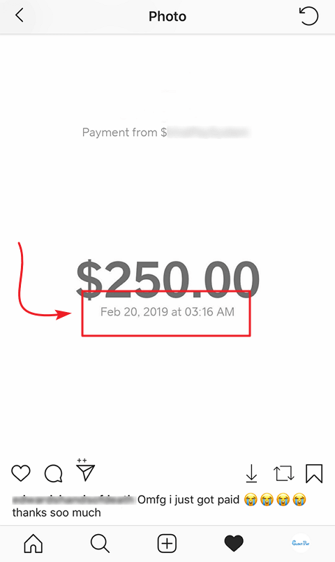 InfluencerCash.co Fake Payment Proof 3
