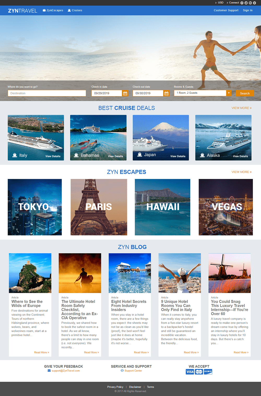 ZynTravel Booking Engine