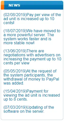 AgoMoney Sidebar News