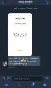 Cash4Clickz.com Fake Payment Proof 2