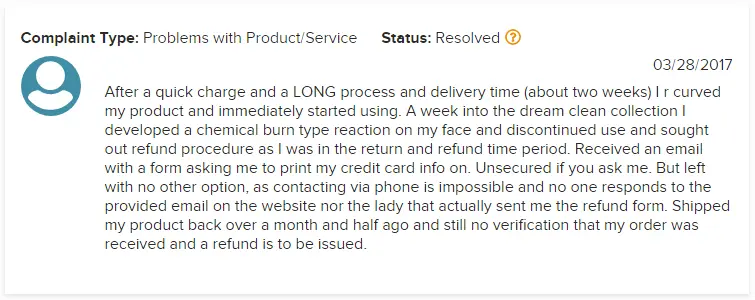 LimeLight BBB Complaint 3