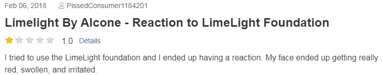 LimeLight PissedConsumer Complaint 2