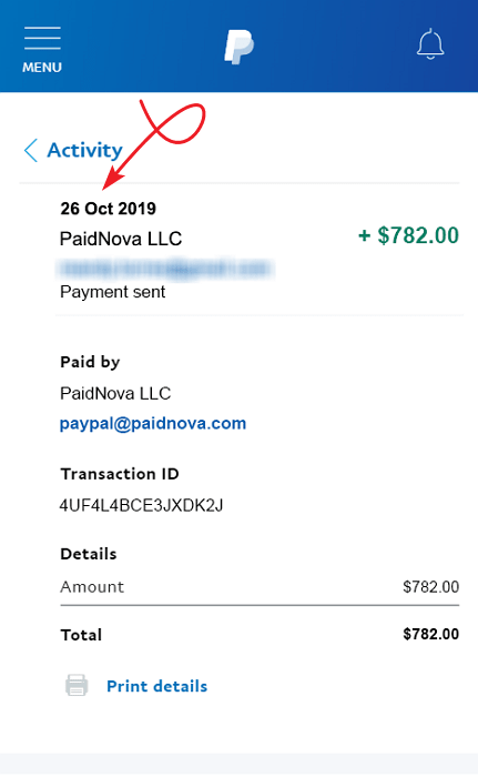 PaidNova.com Fake Payment Proof 4