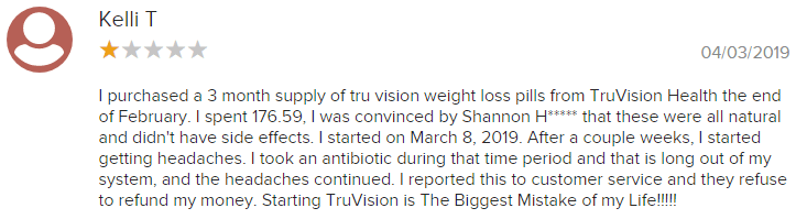 TruVision Health BBB Complaint 6