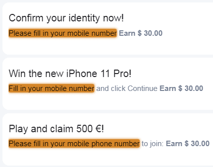 SocialBounty.co Tasks That Require Mobile Phone Number