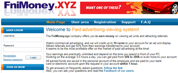 FniMoney.xyz Scam