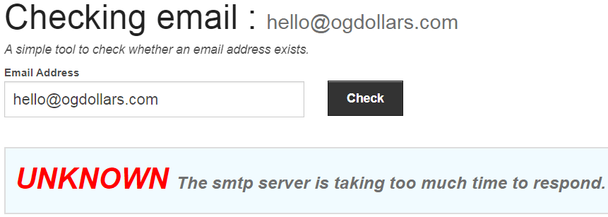 OgDollars.com Fake Email Address 1