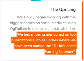 OgDollars.com Unrealistic Claim 2