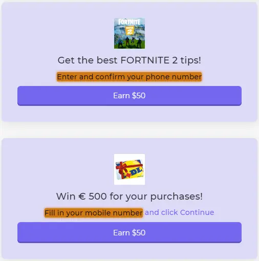 RewardDollars.co Tasks That Require Phone Number