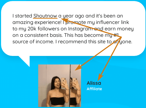 ShoutNow.co Fake Testimonial 1