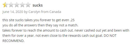 Daily Rewards Trustpilot Negative Review 4