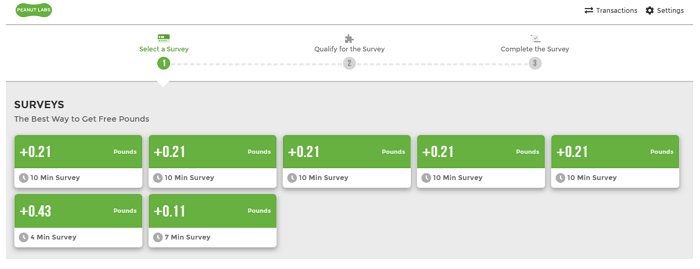Inbox Pounds Peanut Labs Surveys