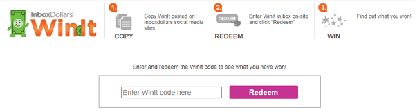 InboxDollars WinIt