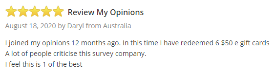 MyOpinions SurveyPolice Testimonial 1