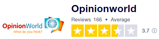 OpinionWorld Trustpilot Rating