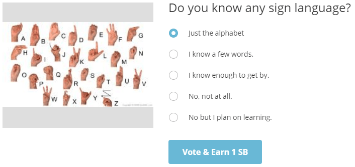 Swagbucks Daily Poll