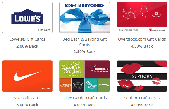 Swagbucks Gift Cards Cashback