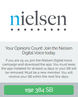 Swagbucks Join Nielsen Digital Voice