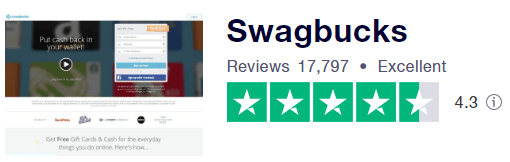 Swagbucks Trustpilot Overall Rating