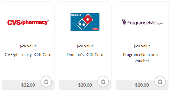 ValuedOpinions Gift Cards