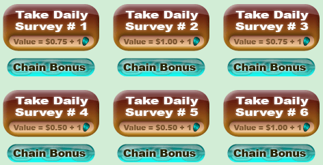 Treasure Trooper Daily Surveys