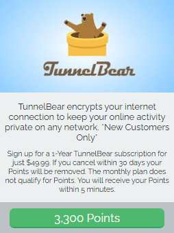 SuperPay.me Offer Wall Tunnel Bear Cashback