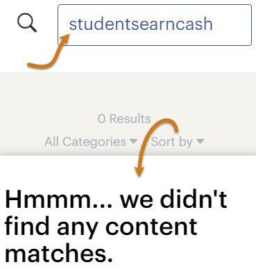 StudentsEarnCash.co No Results On SaveTheStudent