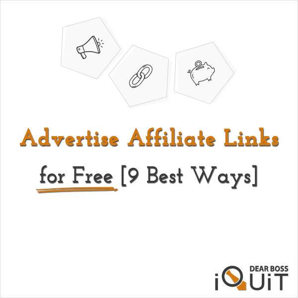 Best Ways To Promote Affiliate Links For Free Featured Image