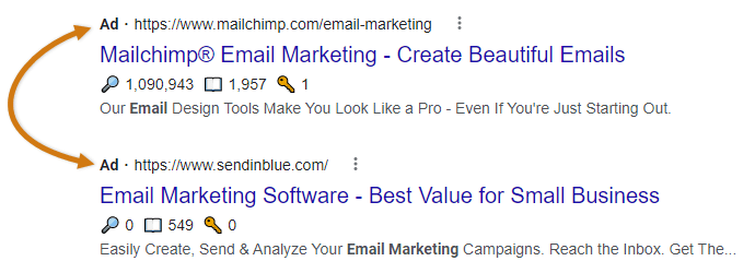 Paid Search Google Ads Example