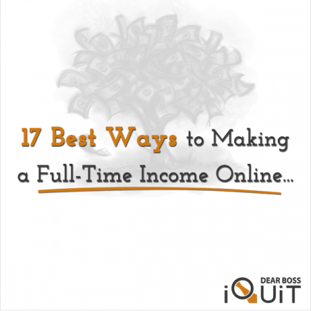 The Best Ways to Make a Full-Time Income Online From Home Featured Image